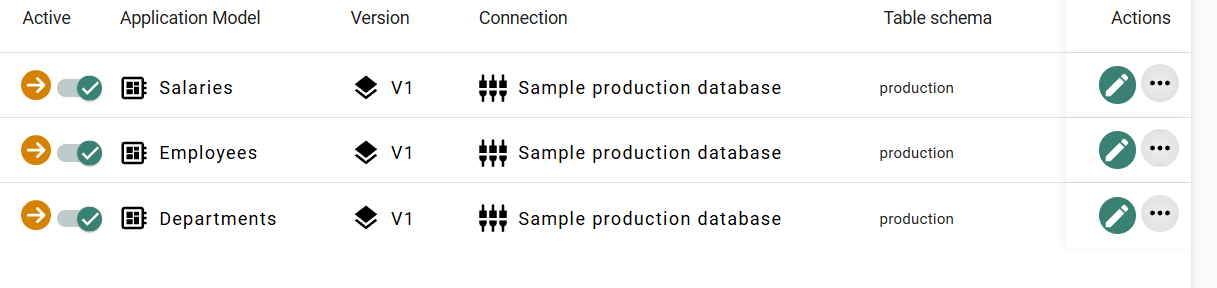 Screenshot from Installed Applications in Environment