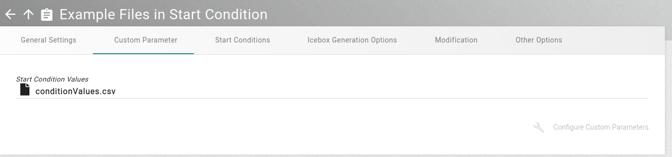 Custom parameter in task template