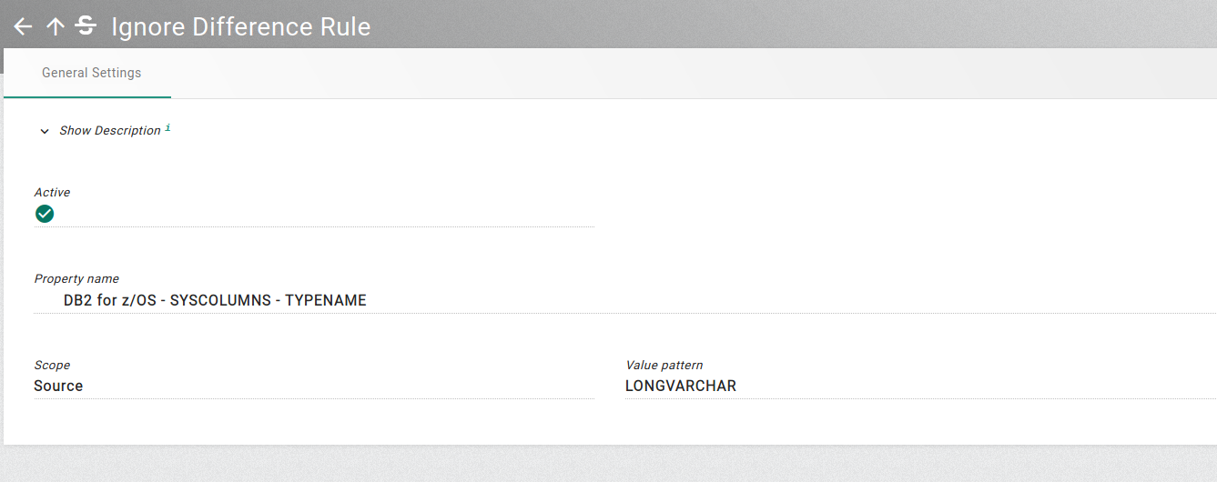 ID rule for LONGVARCHAR