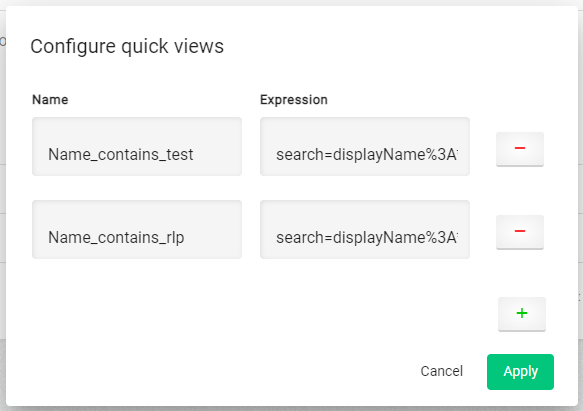 Browse schemas and tables