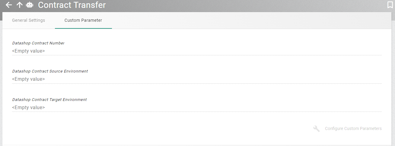 Add custom parameters to workflow