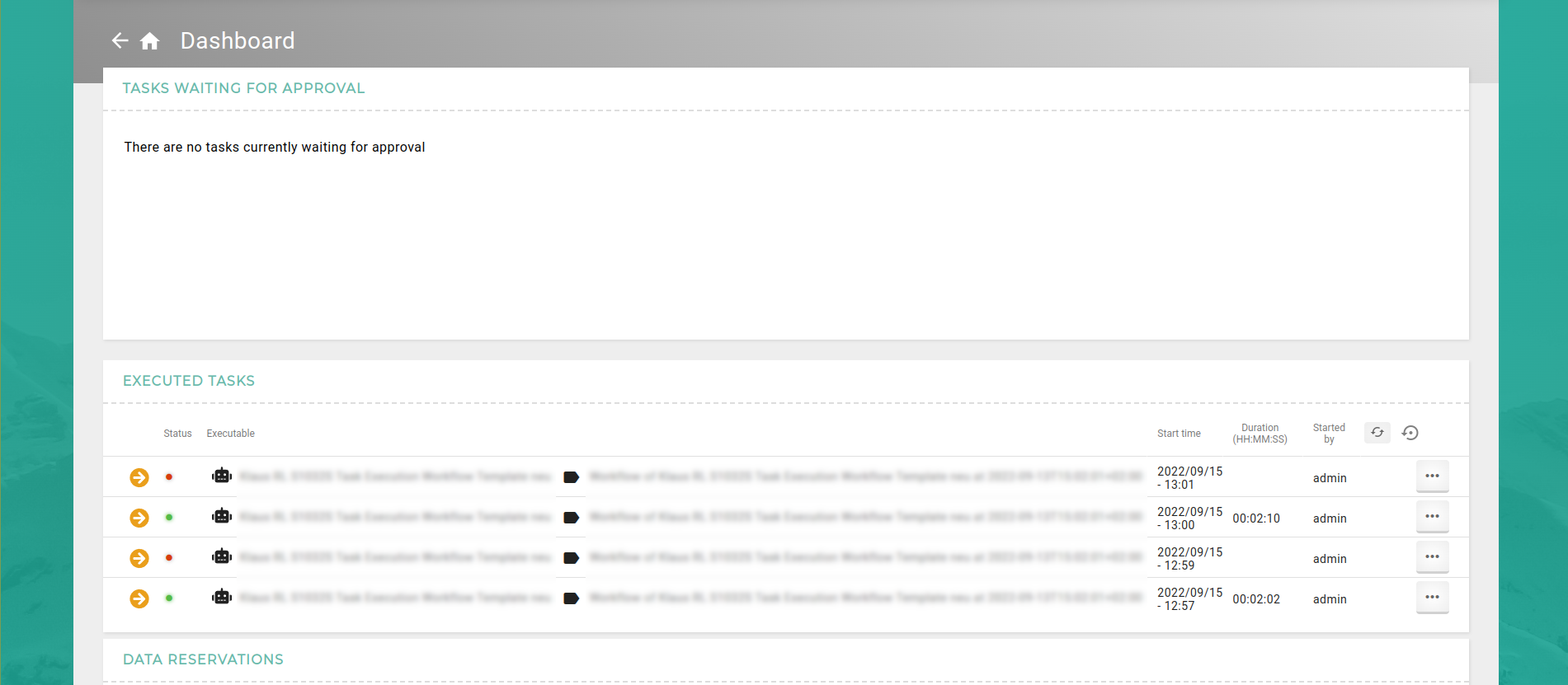 Dashboard purchaser Layout