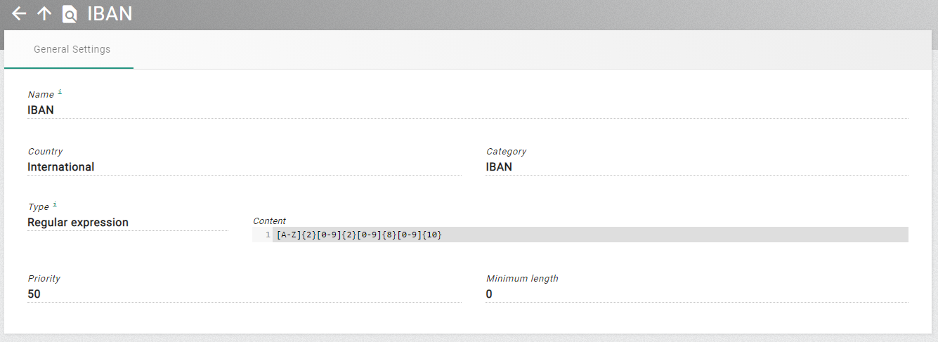 User interface entity view