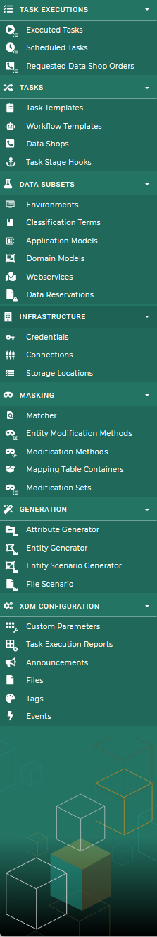 User interface side bar